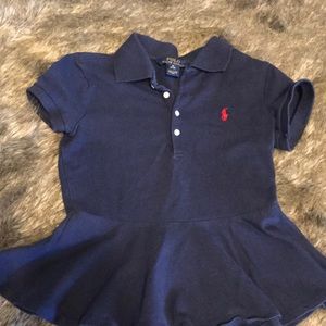 Girls Ralph Lauren POLO peplum shirt